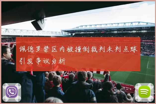 佩德罗禁区内被撞倒裁判未判点球引发争议分析